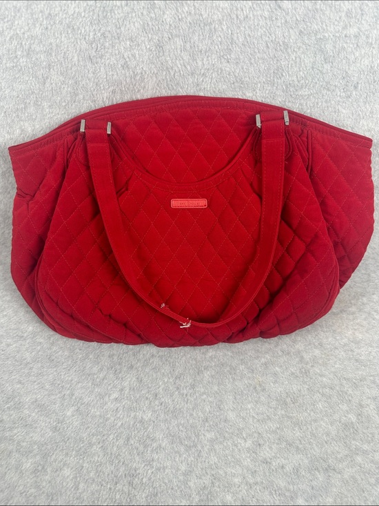Vera Bradley Handbags - Vera Bradley Quilted Deep Red Shoulder Tote